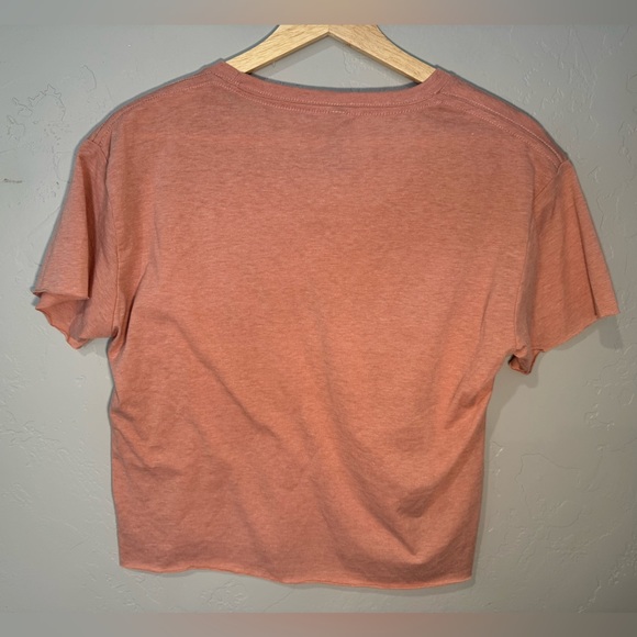 Hashtag Goals Baby Tee - Light Pink Crop Top Short Sleeve SZ SMALL - LARGE NWT! - Picture 7 of 11